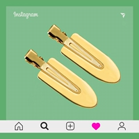 Металлическая заколка для волос, легкий роскошный стиль, 2 шт