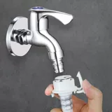 Полностью автоматическая стиральная машина, специальный защелкивающийся соединитель для смесителя, полностью медный, один в два, 4-точечный удлинительный смеситель для швабры для бассейна