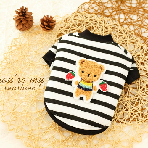 Сеть красного щенка одежда осеннее платье плюшевая осень и зимний питомец милый бикхиро Bumei маленькая собака Cocylk