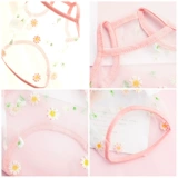 Кружевной летний тонкий топ с чашечками, летняя одежда