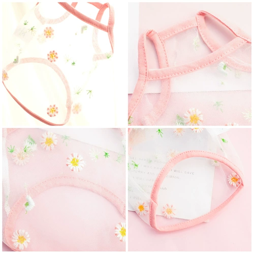 Кружевной летний тонкий топ с чашечками, летняя одежда