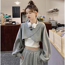 Photogenic good-looking blouse fried street age-reducing fashion Fat mm thin gentle department sweet early spring early spring thin section