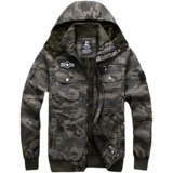 Утепленный камуфляжный осенний демисезонный комплект, комбинезон, хлопковые износостойкие штаны, рабочая одежда