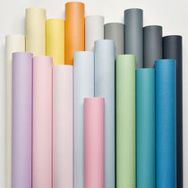 Wall Paper Self-Glued Bedroom Cozy Waterproof Moisture-Proof Wall Stickup Dorm Room Wall Wall Pure Color Silk Living Room Renovated Wallpaper