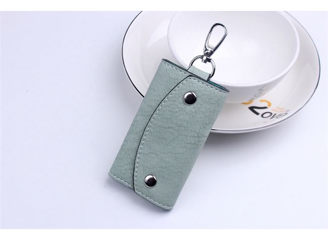 Túi đựng chìa khóa Hàn Quốc dễ thương của phụ nữ túi đựng chìa khóa gia đình đơn giản của nam giới thắt lưng sáng tạo Túi đựng chìa khóa dung tích lớn - Trường hợp chính