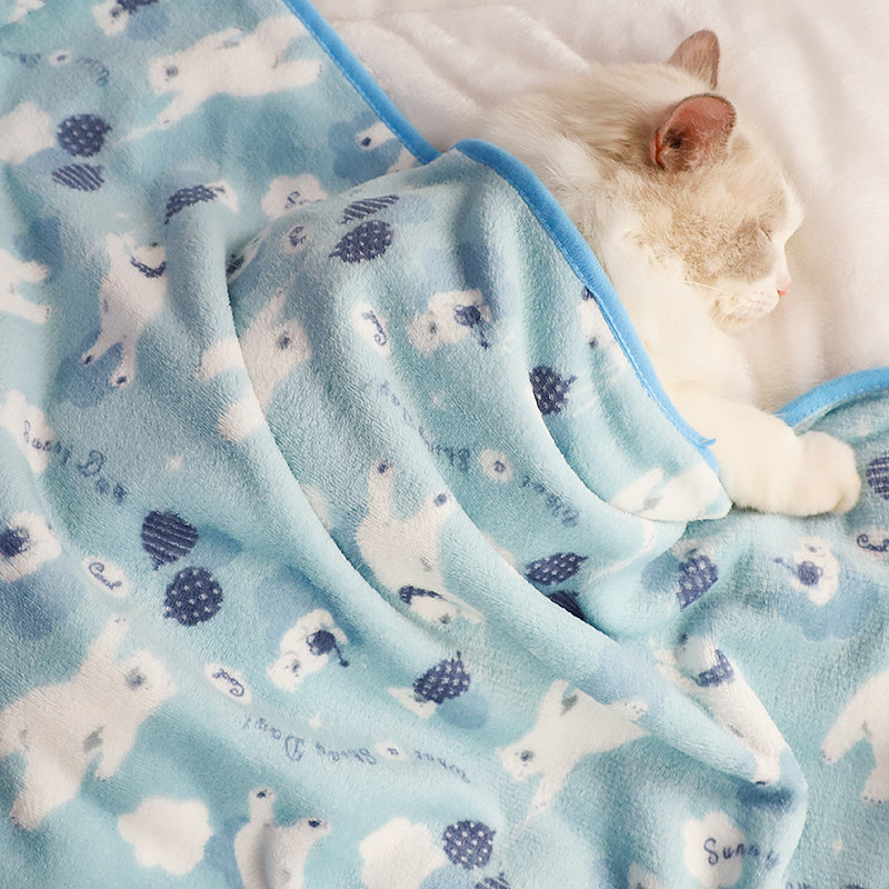 Japanese pet blanket cat supplies blanket kennel pad cat litter winter warm thickened cat sleeping quilt