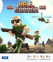 PS5 PS5 PS4 generation of white gold < HellGunner> 2x2 sleeve