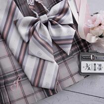 Kasugabe (gray cherry) original matching gray pink bow tie spot jk uniform small accessories