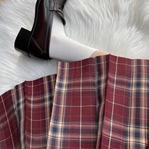 Kasuga (Jiang version) full pre-sale original Chuangge skirt jk uniform Orthodox red pleated college girl