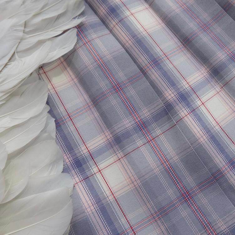 Kasukabe (Grey Swan) spot original gray purple plaid skirt jk uniform orthodox pleated college girl class