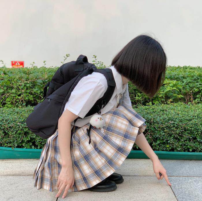 Kasuga (floating gold) Second Edition spot original Orthodox female jk uniform dress spring and summer pleated Academy style