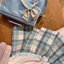 Kasugabe (Floating Spring Township) spot original green plaid skirt jk uniform orthodox girl pleated gentle and fresh