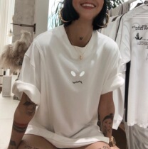 Correct version ADER ERROR 2021 New Alien reflective small eyes LOGO print short sleeve men and women T-shirt