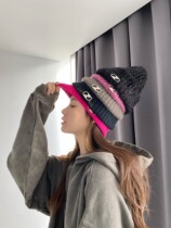 Correct version we11done cold cap metal ring buckle welldone knitted hat men and women same wool hat autumn and winter