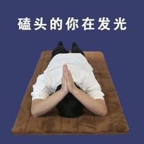  Sanmanto repentance pad Smooth household big worship pad knock big head five plus line meditation pad Meditation worship pad thickened