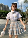 Студенческая юбка в складку, оригинальная летняя японская школьная юбка