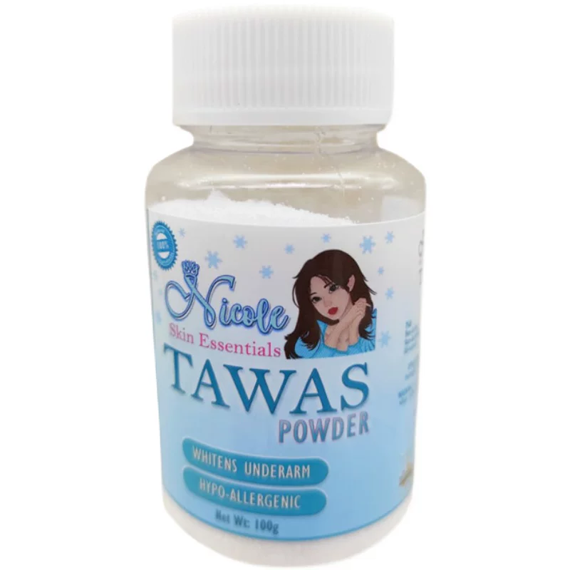 [Nicole Skin Essentials Tawas Powder 100g Natural Deodorant]