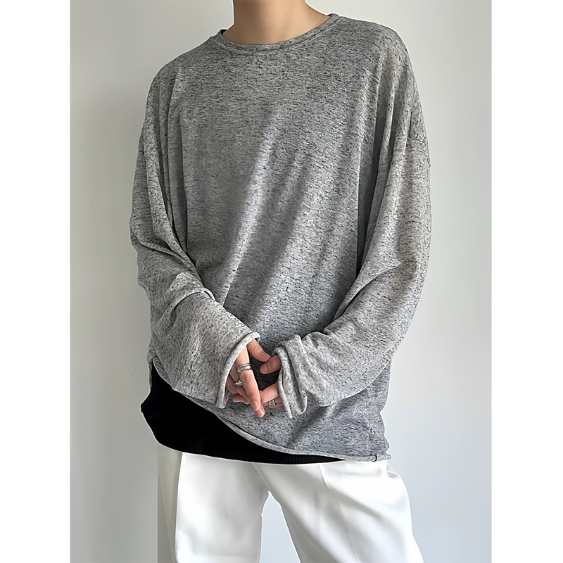 1207 Studio Summer Niche Design Long-Sleeve T-Shirt Trendy Ins-Style Loose Inner Wear Trendy Brand Base Shirt