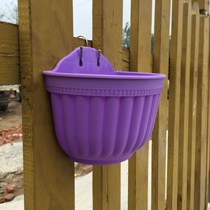 Gardening Round Idea Removable Hook Patio Hanging for hanging Hanging Basin Hanging Flower Pot Wall-mounted Plastic Brief