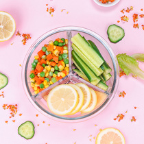 Xile buckle office worker microwave oven heated glass lunch box cute girl heart divider fruit bento box Japanese style