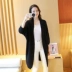 Mùa xuân mới tay áo dơi cỡ lớn phiên bản Hàn Quốc của áo len dài rộng màu lỏng lẻo của phụ nữ đan áo len - Áo len cổ chữ V