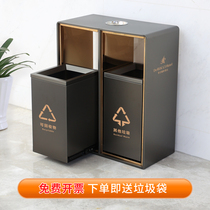 Stainless Steel Classified Hotels Trash Cans Mall sales Department Commercial fruit suitcases Indoor lift Entrance Public Place Bucket