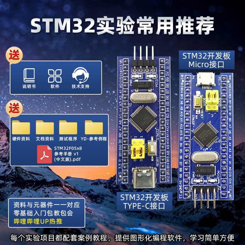 STM32F103C8T6 минимальная системная плата Комплект для разработки однокристального микрокомпьютера STM32 с тем же пунктом Научная ассоциация Цзянского университета науки и техники