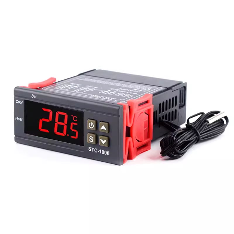 Stc-1000 Digital Display Temperature Controller Thermostat Temperature Control Switch Stc-3008 Dual-Control Microcomputer Temperature Controller