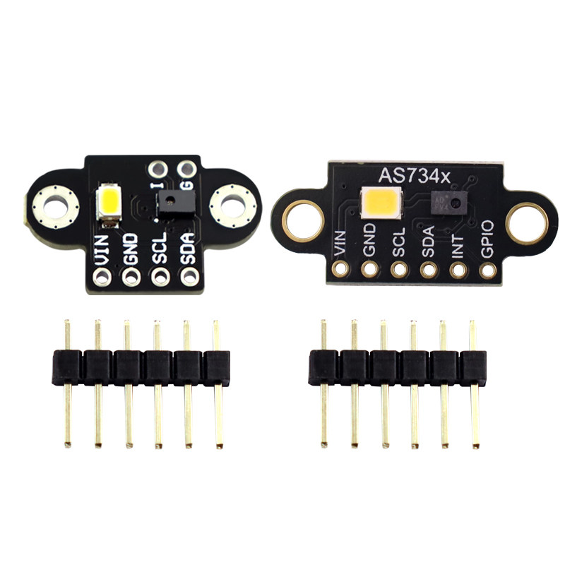 Gy-As7341 Visible Spectrum High-Precision Recognition Sensor Module Color Temperature Illumination Color Measurement and Detection