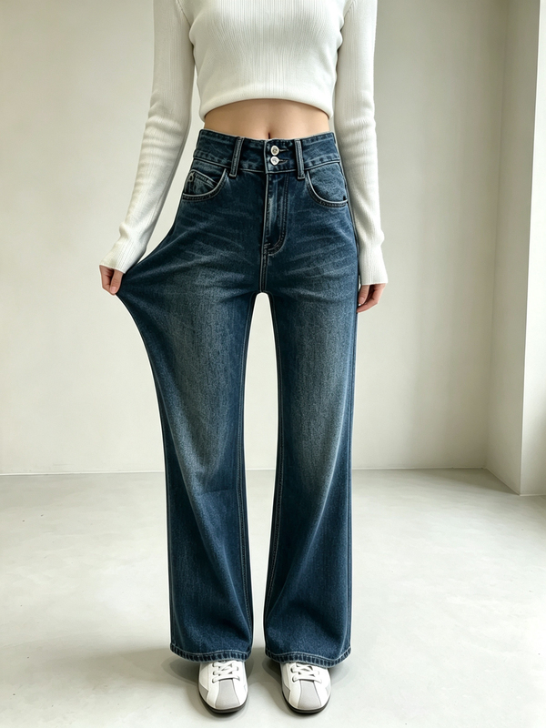 Recommended for a Slimming Effect and Longer Legs ~ 2026 Autumn New High-Waisted Slimming Four-Way Stretch Straight-Leg Flared Jeans 9369 Recommended for a Slimming Effect and Longer Legs ~ 2026 Autumn New High-Waisted Slimming Four-Way Stretch Straight-Leg Flared Jeans 9369