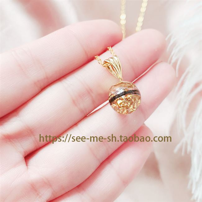 Mặt dây chuyền vàng 18k cho bé tự làm quà lưu niệm tự làm vòng cổ bé tóc trăng tròn tuổi valentine quà tặng - Quà lưu niệm cho bé / Sản phẩm cá nhân quà cho bé
