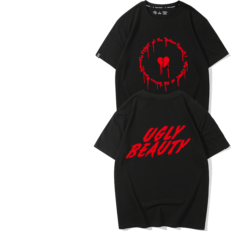 蔡依林Ugly Beauty演唱会周边同款短袖T恤男女粉丝情侣装应援服潮