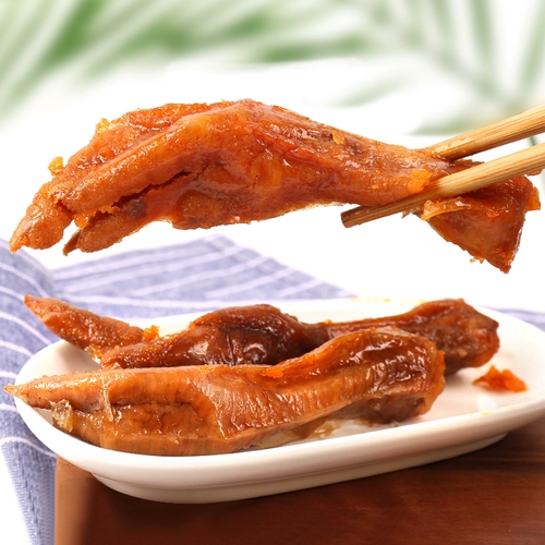 汉盛堂 Tiger Pi Phoenix Claw 500G Оригинальный Oliang Tiger Pipon куриный курица повседневные закуски с закусками закуски