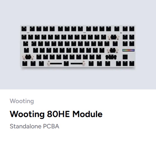 [Official] Wooting 80He Pcb Module, Original and Authentic, Brand New and Unopened
