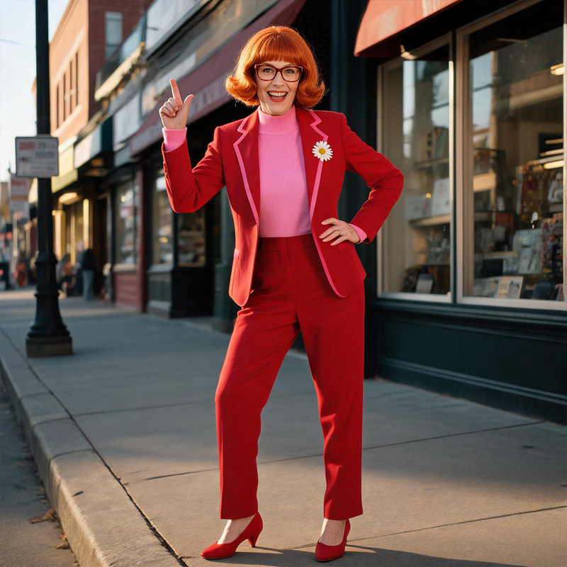 Halloween Role-Playing Movie Costume Gladys Aunt Cosplay Suit Amazon Disco Suit