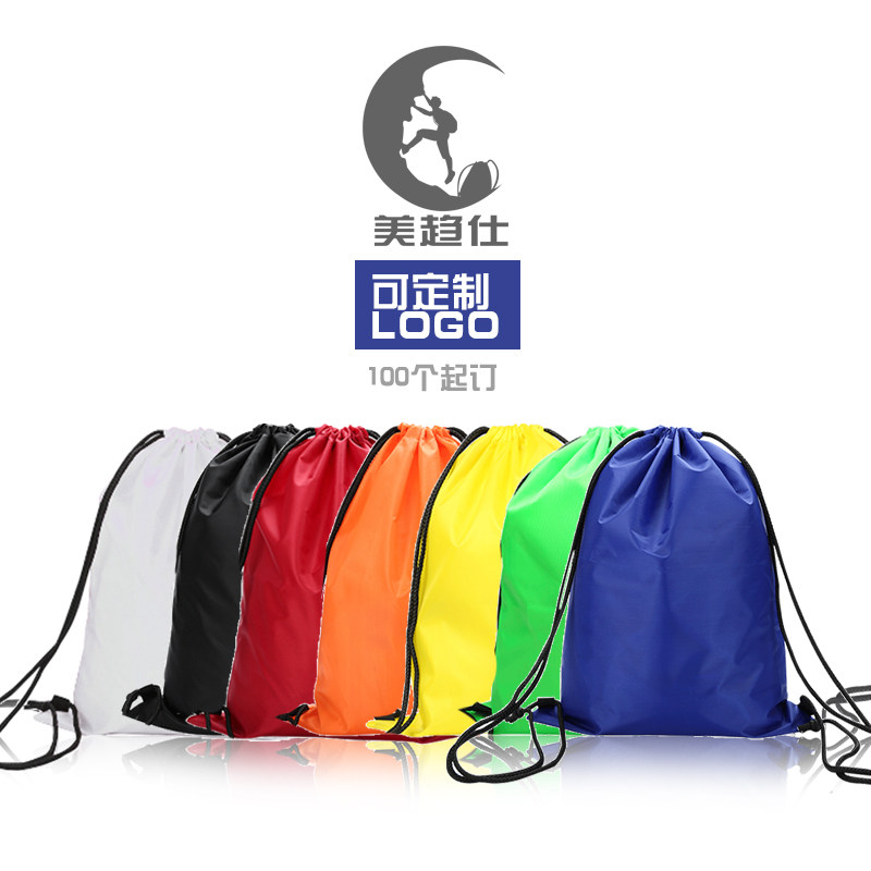 Pocket sports drawstring backpack training class