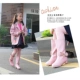 Giày bốt cho bé gái 2019 mùa thu đông cộng với nhung cao gót giày ống cao cho trẻ em trẻ em trung niên giày trẻ em công chúa - Kính đeo mắt kính