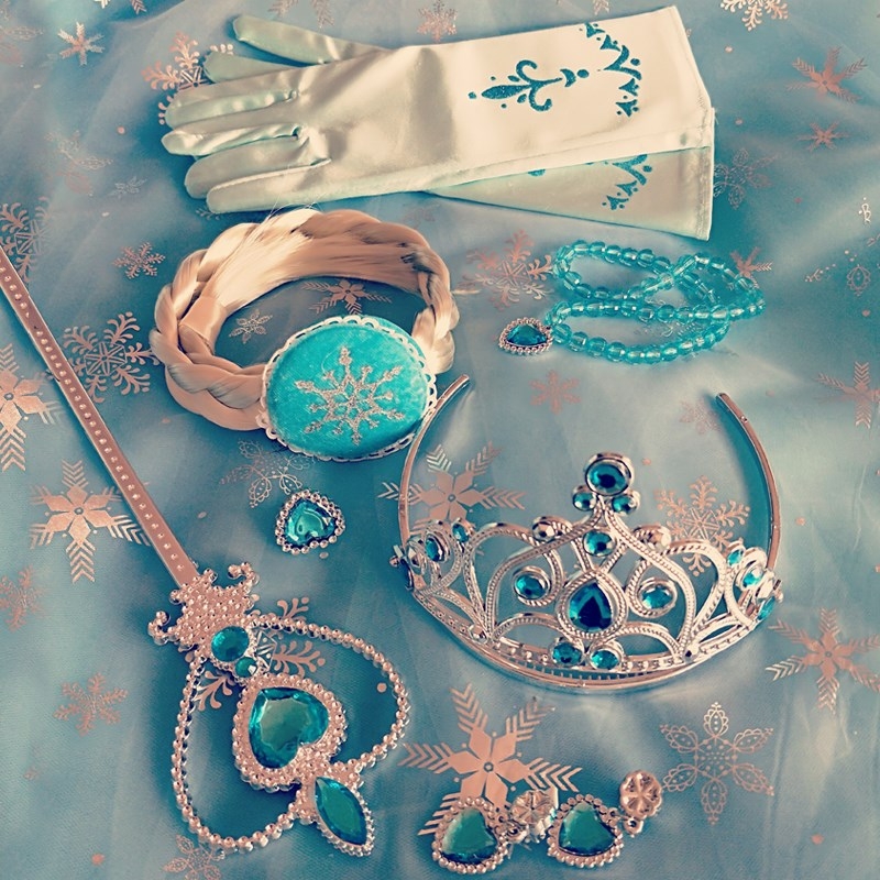 Frozen Crown Magic Wand Girls Hair accessories Hair accessories Aisha necklace Girls Aisha princess hair band hair clip