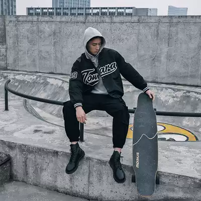 APEZ American retro baseball jacket men's Tide brand loose ins wild casual bomber jacket spring and autumn