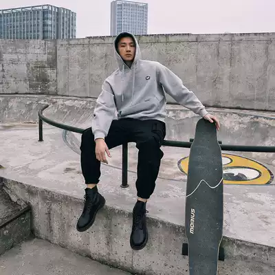 APEZ High Street Tide brand hooded sweatshirt men ins hip hop loose trend Wild Wild Street pullover coat spring and autumn