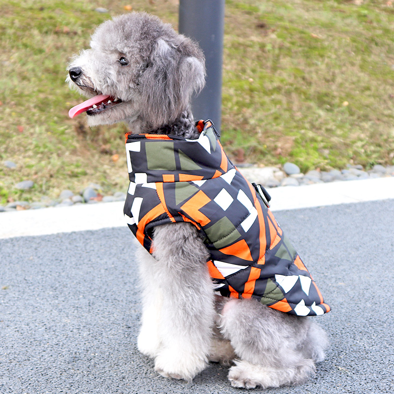 Dog Clothes Autumn Winter Clothing Thickened Warm Teddy Bibear Small Dog Dog Cotton Clothes Winter Gold Wool Large Canine Cotton Clothing