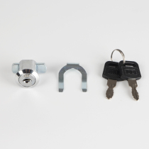 Tongue lock iron file cabinet office drawer lock tool box lock turn tongue lock left and right telescopic up and down movement lock cylinder