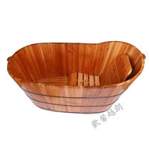 (Light luxury high-end) elderly bath tub wooden barrel health barrel sweat steaming barrel household fumigation bidet bath barrel