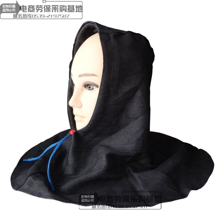 Denim Cloth Cape Hood Without Eatery Dust Cap Lao Pacape Shoulder Hat Work Dust Cap Men And Women Carrying Work Hat 