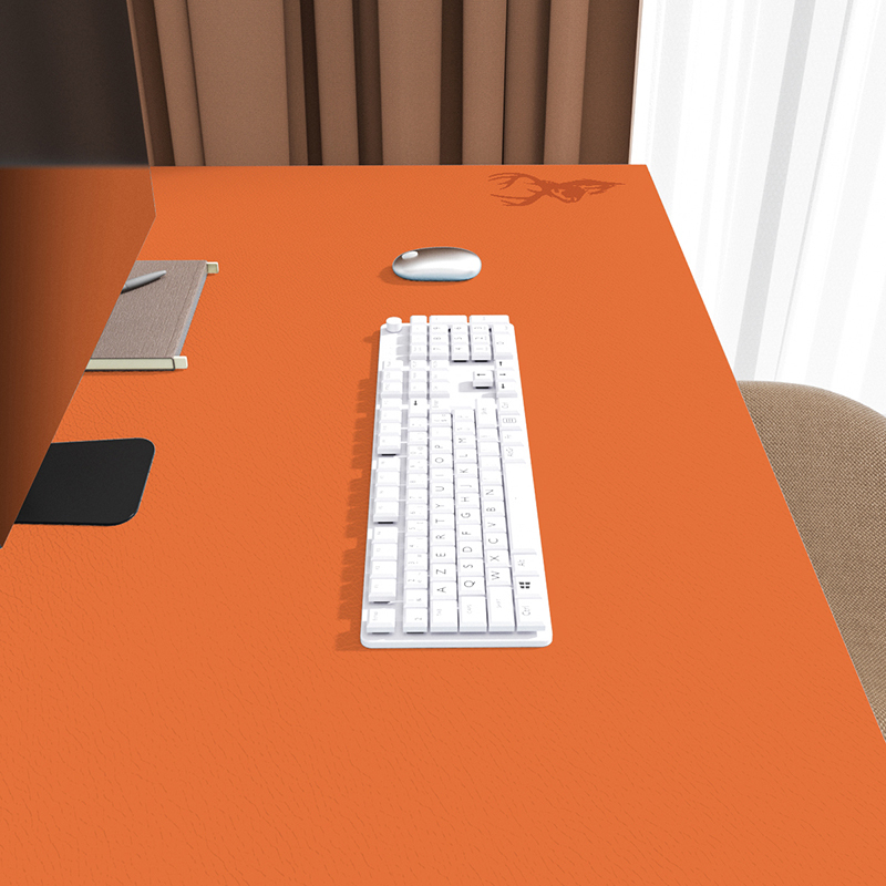 Silicone Desk Mat, Extra Large Mouse Computer Mat, Waterproof, Oil-Proof, Dirt-Resistant Desktop Protection Mat, Business Solid Color Tablecloth