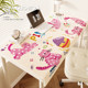 Winter thickened cartoon office desk mat imitation cashmere