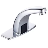 Полная медная полная автоматическая чувствительная смеситель одиночный холодный и горячий мыть руку мертвые интеллектуальная домашняя инфракрасная вода народная поездка