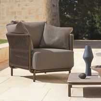 Outdoor Sofa Patio Villa Balcony Vine Chair Folk Garden Designer Open-air Aluminum Alloy Nordic Light Lavish Furnishings