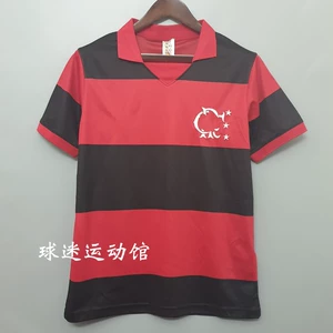 88-90 Футбольная майка Flamengo Retro для домашних и выездных игр.
