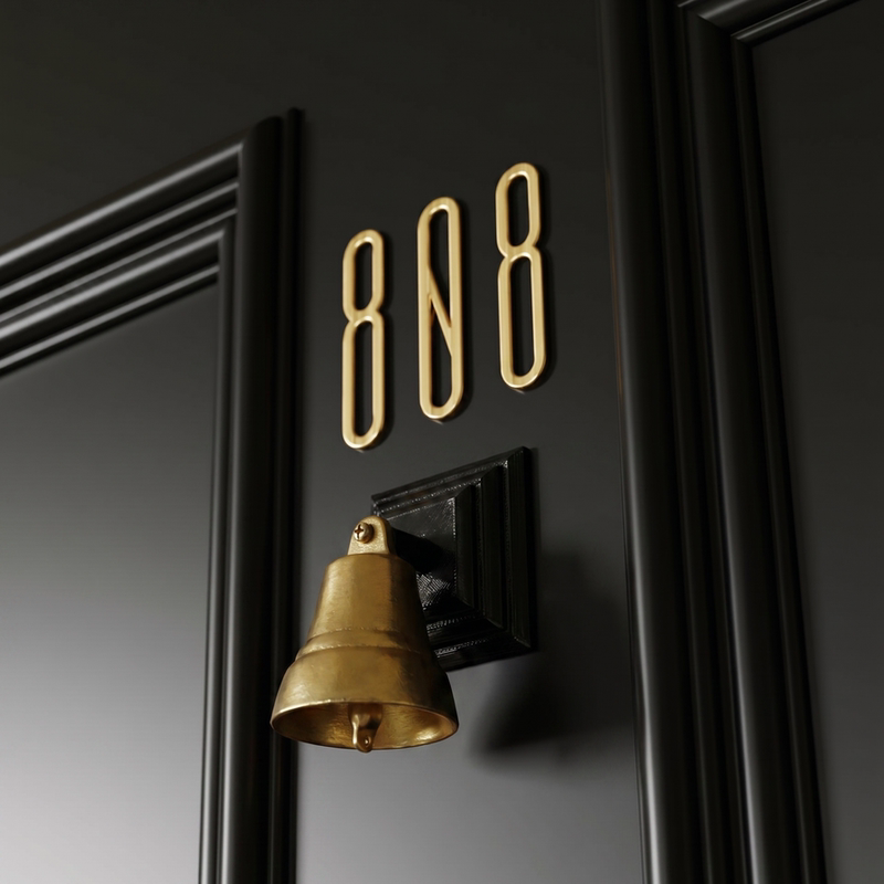 [Original] French-Style Vintage Doorbell, Pure Brass, Handmade with Traditional Craftsmanship, High-End Home Decoration